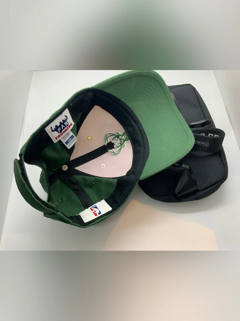 Milwaukee Tri-Panel Logo Cap and Pouch Set - Green/Gold/White